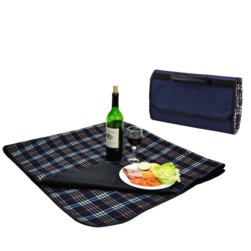 Picnic At Ascot Outdoor Picnic Blanket With Waterproof Backing Wayfair 2832